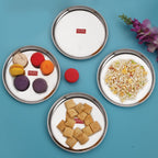 Stainless Steel Breakfast Plate 23.5 cm (Set of 4)