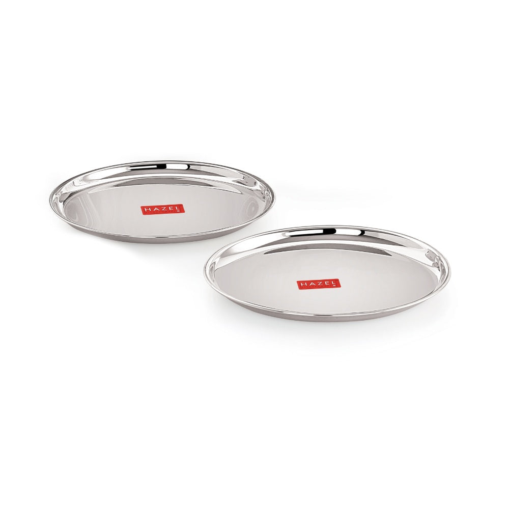 Stainless Steel Breakfast Plate 23.5 cm (Set of 2)