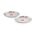 Stainless Steel Breakfast Plate 23.5 cm (Set of 2)