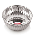 Stainless Steel Bowl Plate Set of 12 Pieces (Bowl 10 cm, Plate 12.8 cm)