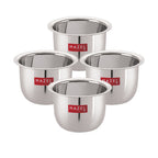 Stainless Steel Mini Tea Glass 100 ML, 8 cm (Set of 4)