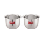 Stainless Steel Mini Tea Glass 100 ML, 8 cm (Set of 2)