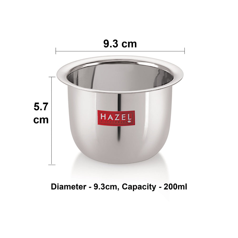 Stainless Steel Mini Tea Glass, 200ml - Set of 6