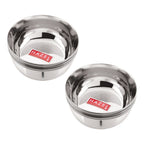 Stainless Steel Dinner Bowls 400 ML (Set of 12)