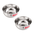 Stainless Steel Bowl 400 ML (Set of 2)