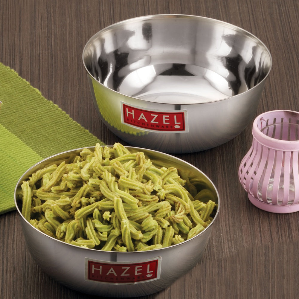 Stainless Steel Bowl 400 ML (Set of 2)