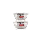 Stainless Steel Mixing Bowl Set of 2 2100, 2730 ML
