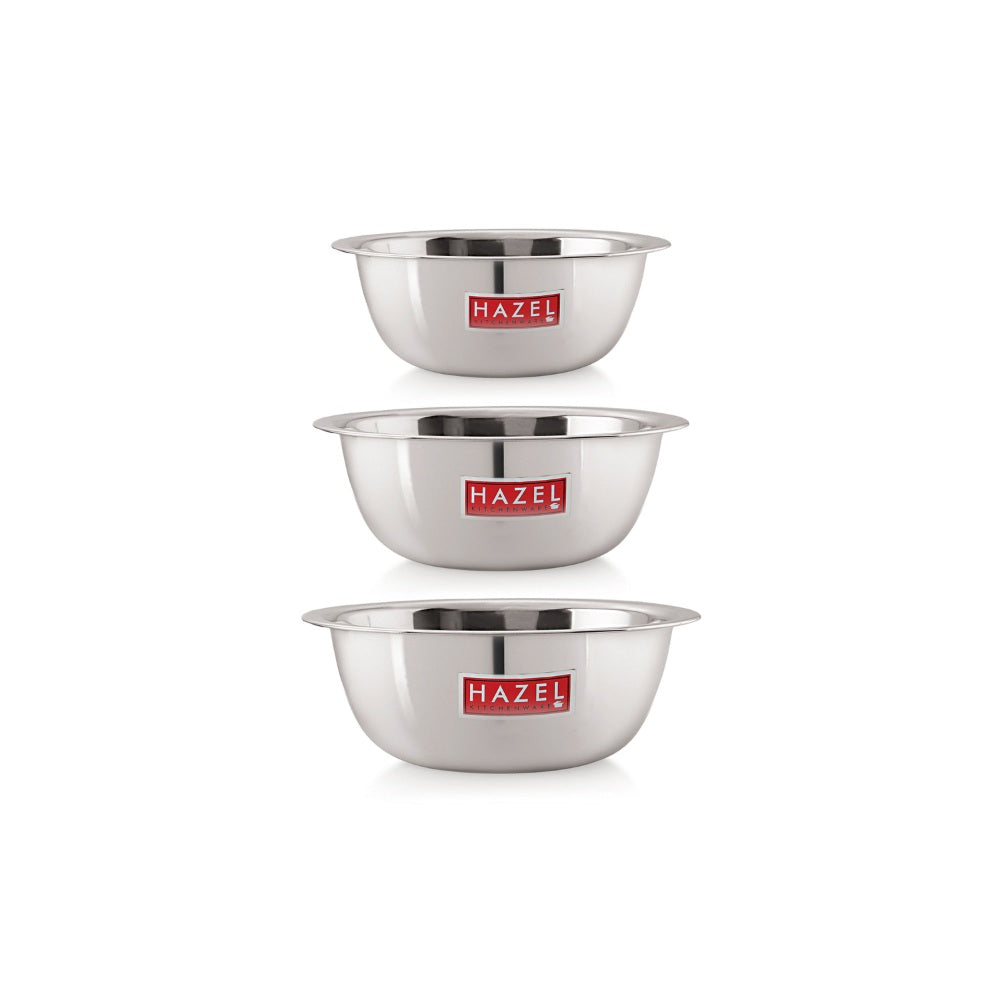 Stainless Steel Mixing Bowls, Multipurpose Cooking & Baking Bowls