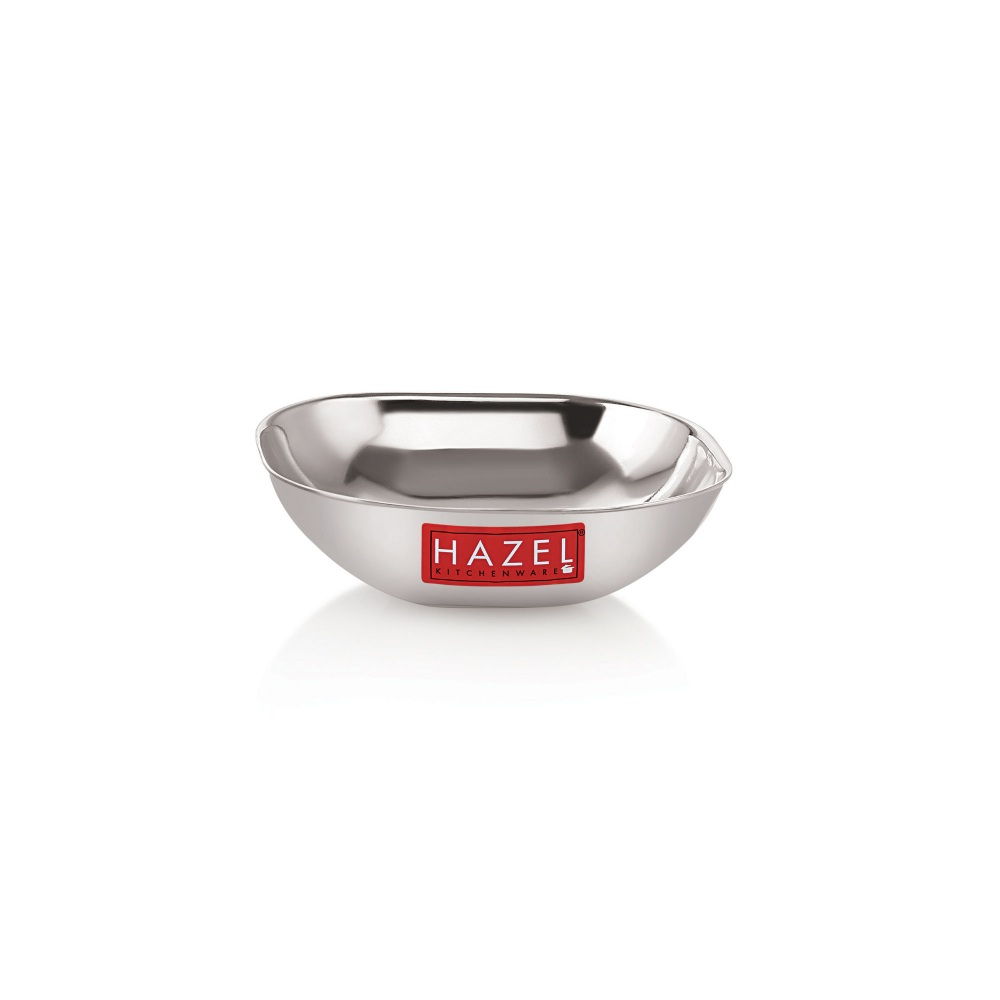 Stainless Steel Square Dessert Plate | Stylish Snack & Dessert Plate