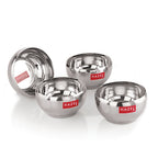 Stainless Steel Serving Bowl -  Set of 4 (300 ML Each)