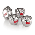 Stainless Steel Serving Bowl -  Set of 4 (100 ML Each)
