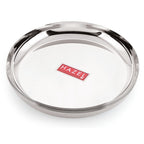 Stainless Steel Dinner Plate Set of 6, 23 cm