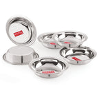Stainless Steel Breakfast Bowls, Set of 6, 420 ML