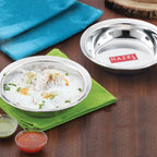 Stainless Steel Breakfast Bowls, Set of 2, 270 ML