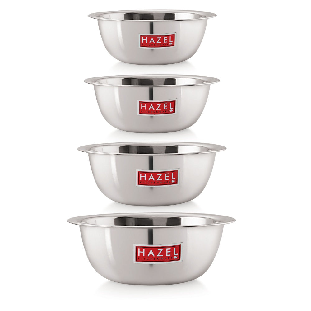 Stainless Steel Mixing Bowl Set, Multipurpose Prep & Serving Bowls