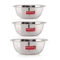 Stainless Steel Mixing Bowl Set of 3, 1100 ML, 1500 ML, 2730 ML