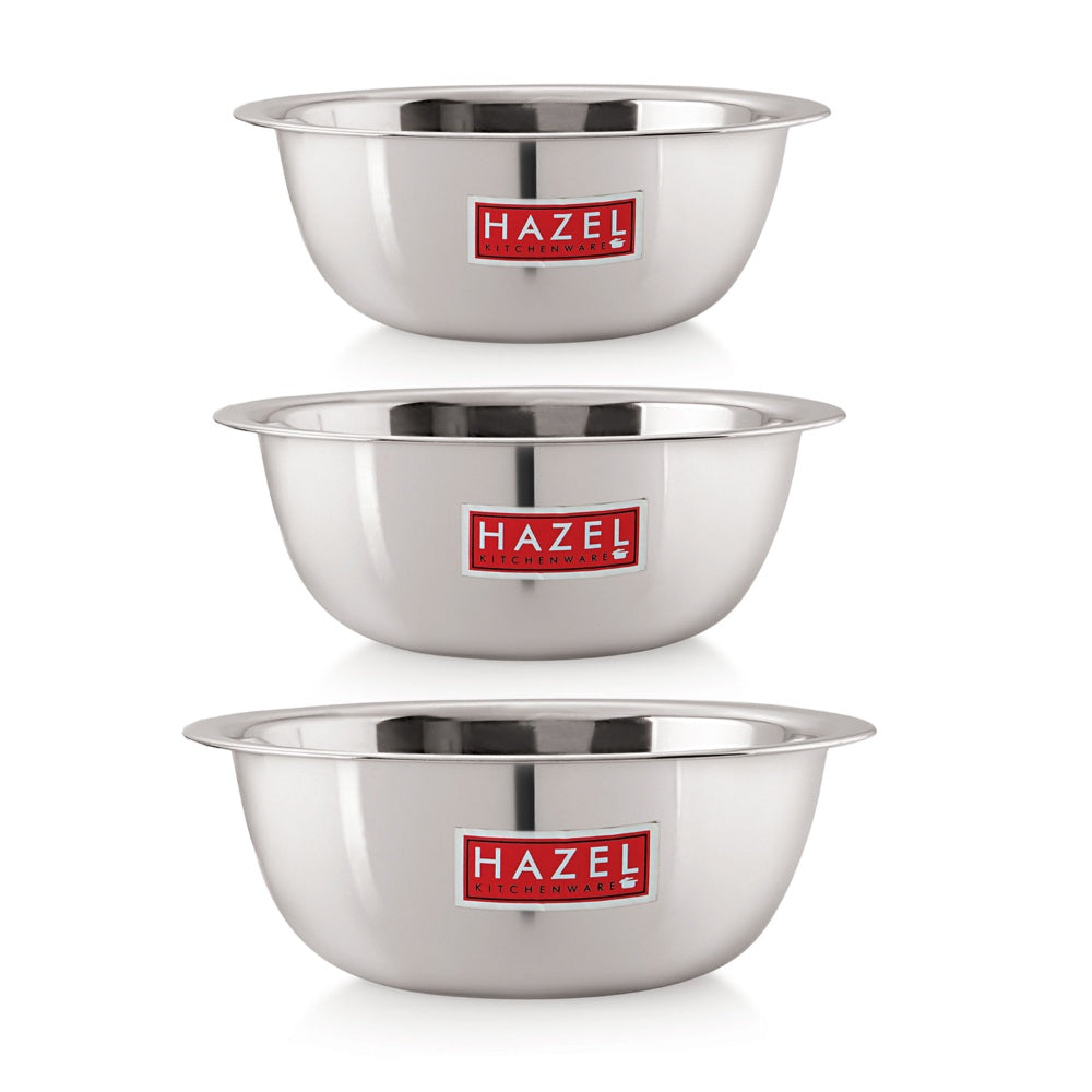 Stainless Steel Mixing Bowls, Multipurpose Cooking & Baking Bowls