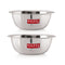 Stainless Steel Mixing Bowl Set of 2, 1500 ML, 2730 ML