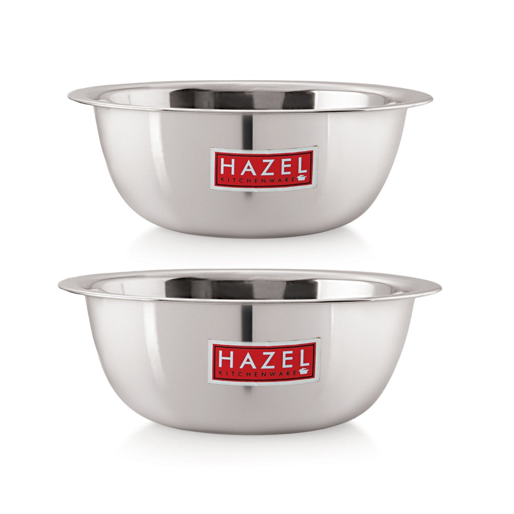 Stainless Steel Mixing Bowl Set of 2, 350 ML and 550 ML