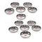 Stainless Steel Plate, 300 ML (Set of 12)