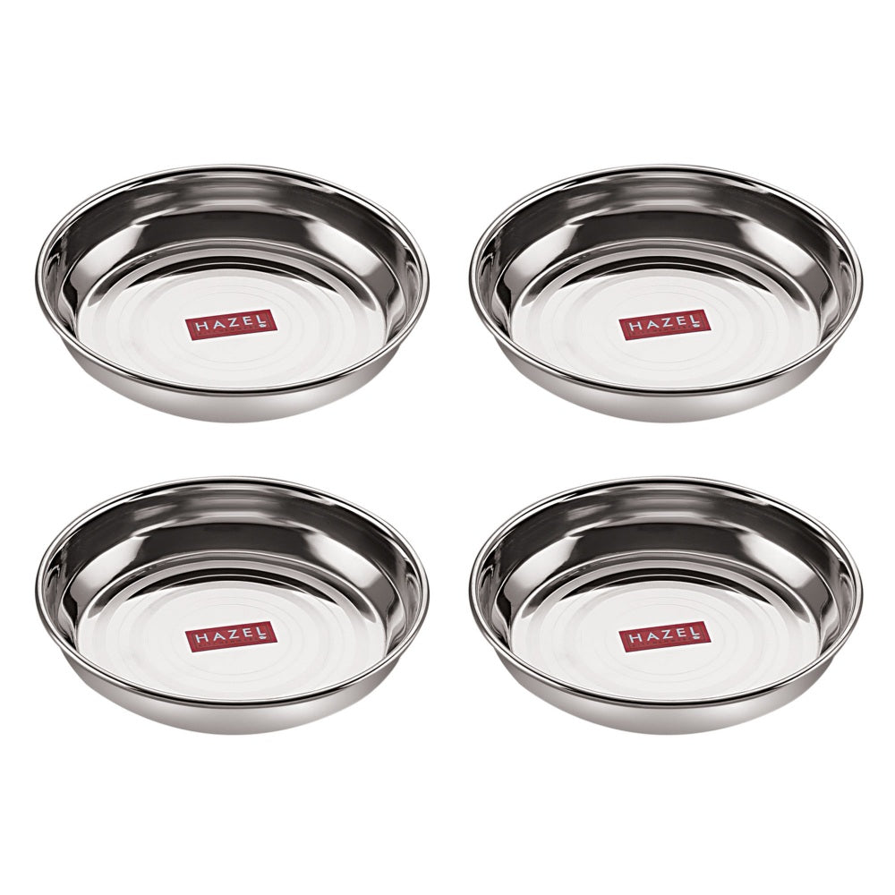 Stainless Steel Snack Dish Plates, Small Serving Plates for Daily Use