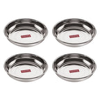 Stainless Steel Small Plates, 150 ML (Set of 4)