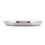 Stainless Steel Dinner Thali Set, Mirror Finish Set of 3, 25cm