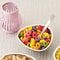Triangular Shaped Stainless Steel Serving Bowl with Spoon, 250 ML