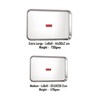 Stainless Steel Serving Tray Medium & XL, Set of 2