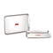 Stainless Steel Rectangle Serving Tray Set of 2 (41 x 30, 29.5 x 19 )