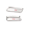Stainless Steel Rectangle Serving Tray Set of 2 (37.2 x 26.4 , 29.5 x 19 )