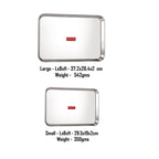 Stainless Steel Rectangle Serving Tray Set of 2 (37.2 x 26.4 , 29.5 x 19 )