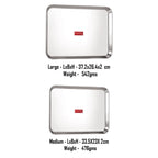 Stainless Steel Serving Tray Large & Medium, Set of 2