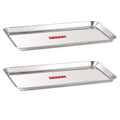 Stainless Steel Serving Tray Medium, Set of 2