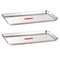 Stainless Steel Serving Tray Medium, Set of 2