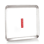 Rectangle Stainless Steel Serving Tray, 29.5 x 19 cm(Set of 4)