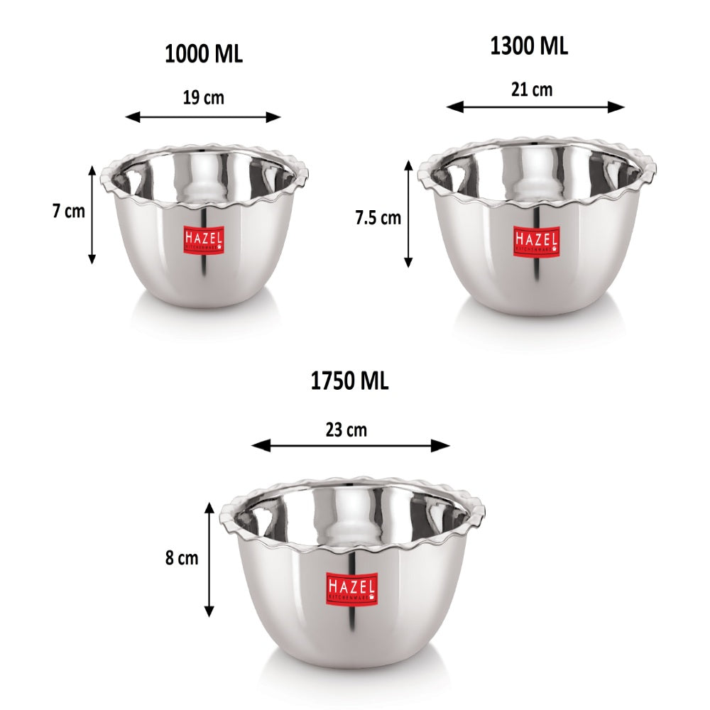 Stainless Steel Katori Bowl Set, Serving Vati for Kitchen