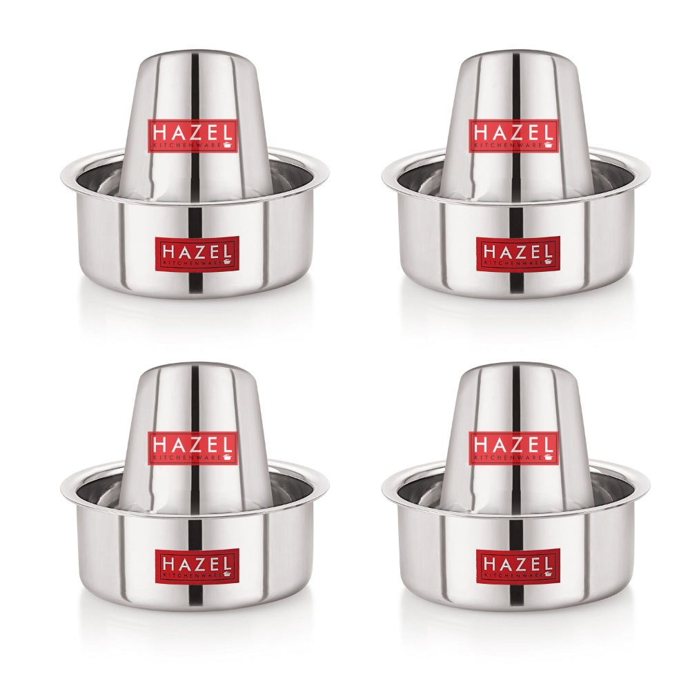 Stainless Steel Tea Dabara Set of 4
