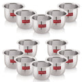 Stainless Steel Mini Tea Glass 100 ML Set of 12