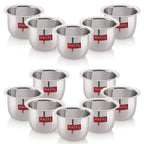 Stainless Steel Mini Tea Glass 100 ML Set of 12
