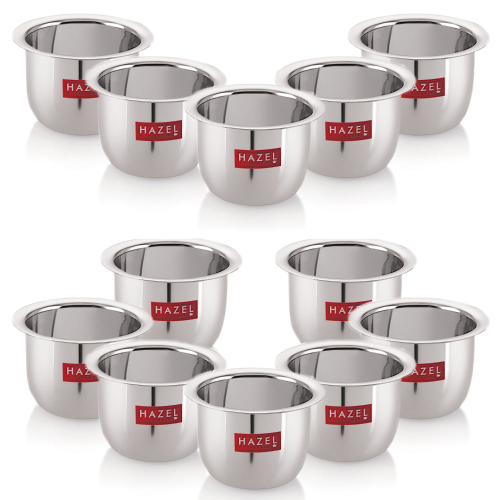 Stainless Steel Mini Tea Glass 100 ML Set of 12