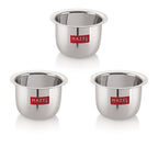 Stainless Steel Coffee Glass Set of 3, 100 ML Each
