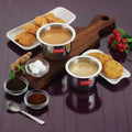 Stainless Steel Mini Tea Glass Set of 2, 100 ML Each