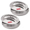 Stainless Steel Plates, Set Of 12, 310 ML Each
