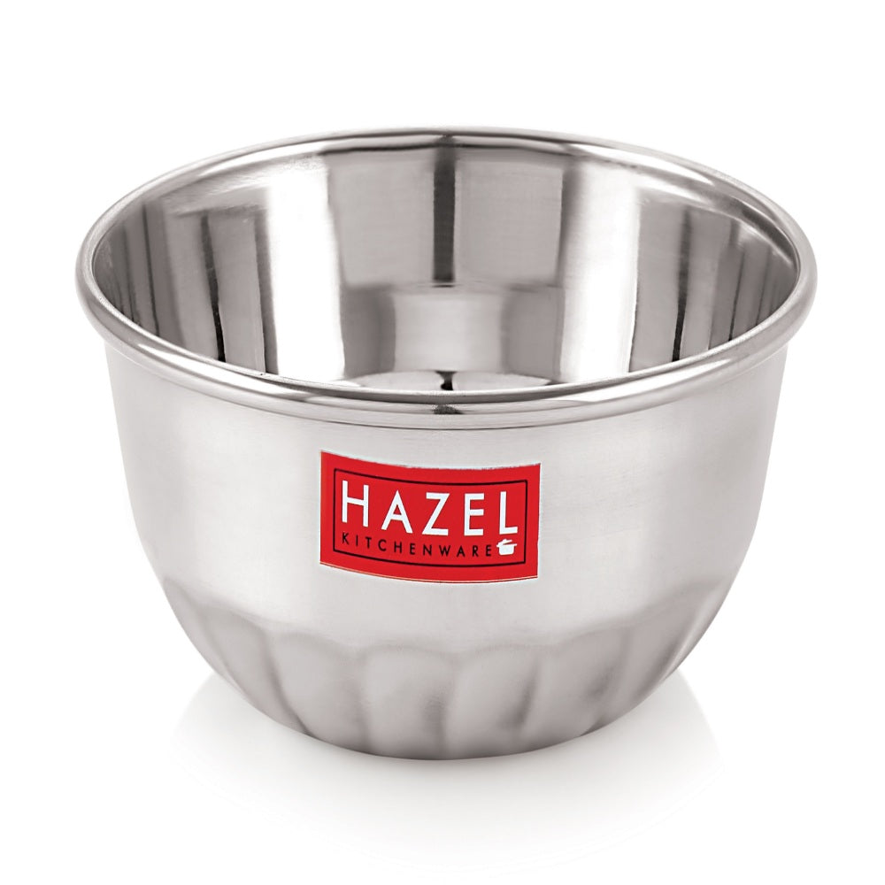 Stainless Steel Serving Bowl Set of 4, 300 ML Each