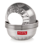 Stainless Steel Mixing Bowl, 220 ML Set of 6