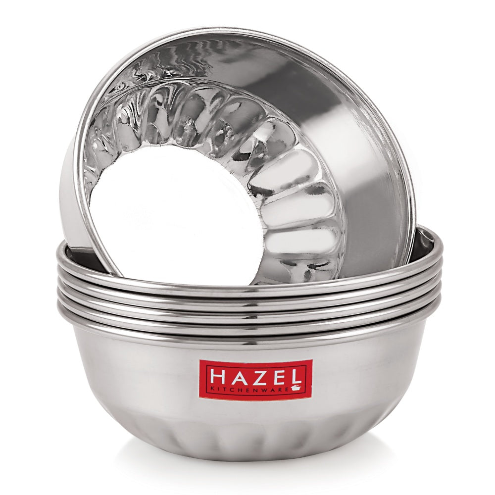Stainless Steel Mixing Bowl, 220 ML Set of 6