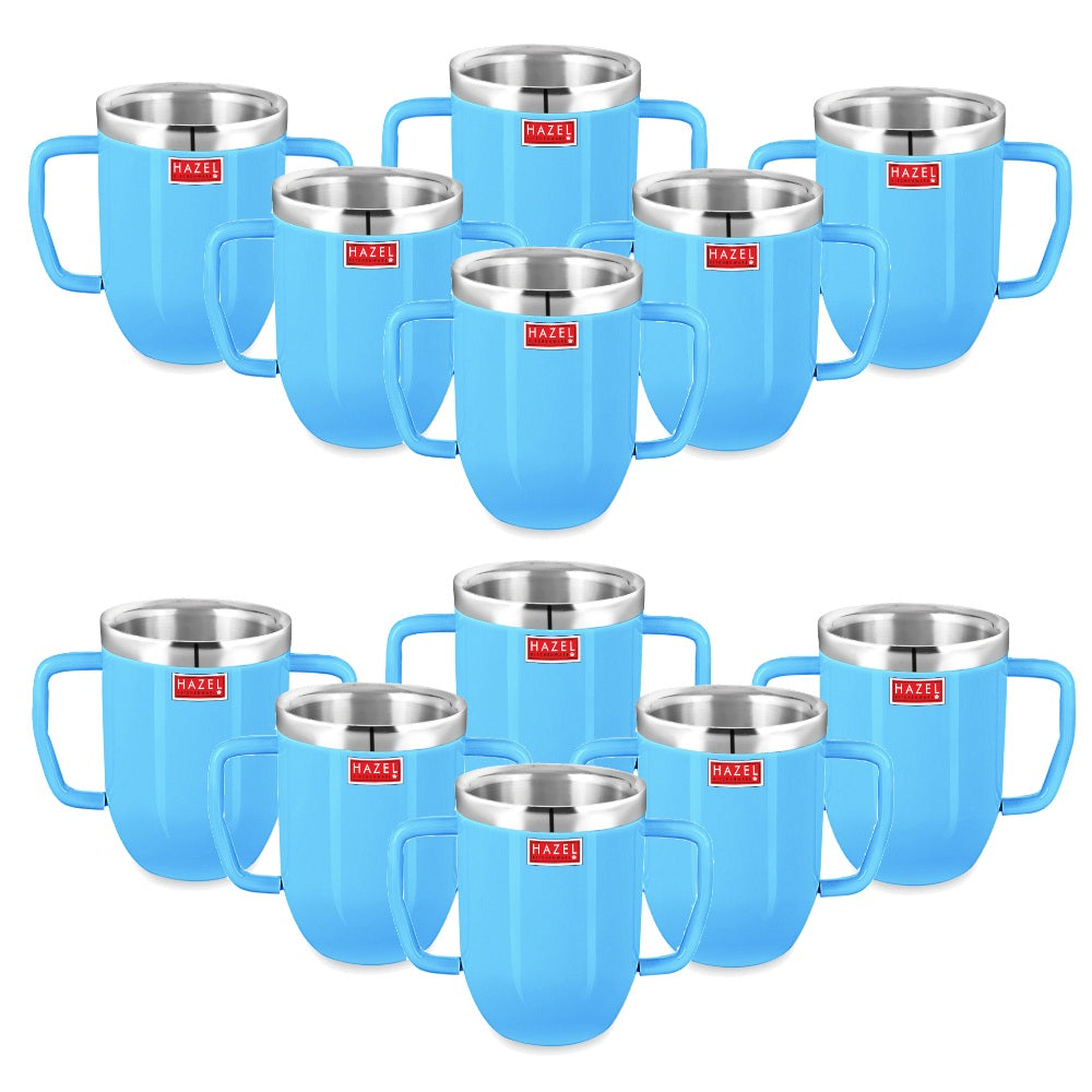 Stainless Steel Kids Mug with Double Handle, Insulated Toddler Cup