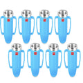 Stainless Steel Double Wall Baby Mug, Blue - Set Of 8, 250 ML Each