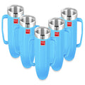 Stainless Steel Double Wall Baby Mug, Blue - Set Of 5, 250 ML Each